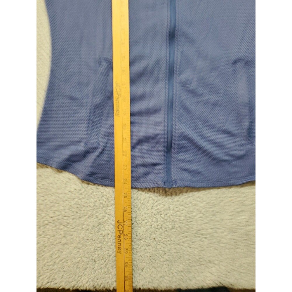 TOMMY BAHAMA Textured Maritime Navy Long Sleeve Golf Tennis Shirt Size M - Picture 7 of 9
